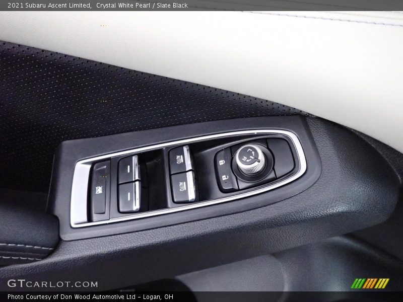 Crystal White Pearl / Slate Black 2021 Subaru Ascent Limited