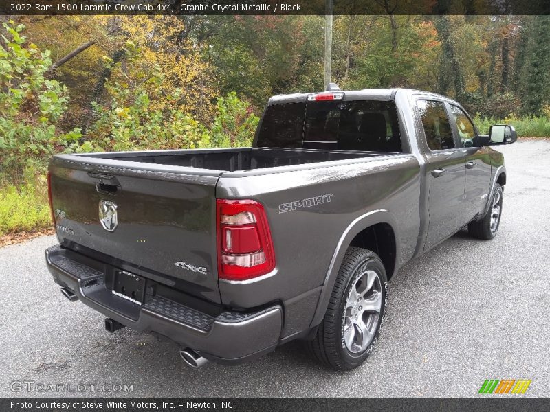 Granite Crystal Metallic / Black 2022 Ram 1500 Laramie Crew Cab 4x4