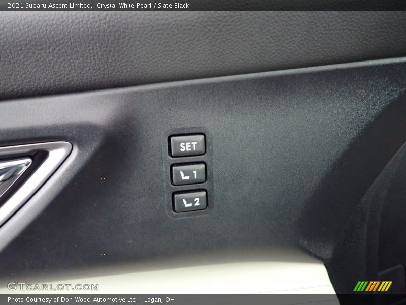 Crystal White Pearl / Slate Black 2021 Subaru Ascent Limited