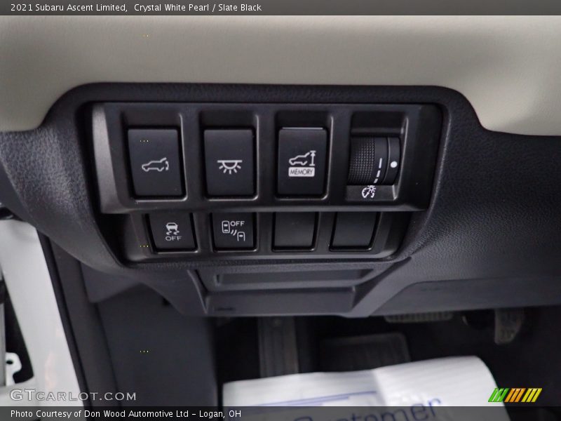 Crystal White Pearl / Slate Black 2021 Subaru Ascent Limited