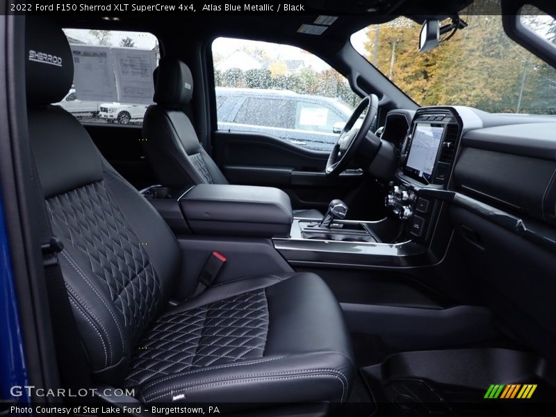 Atlas Blue Metallic / Black 2022 Ford F150 Sherrod XLT SuperCrew 4x4