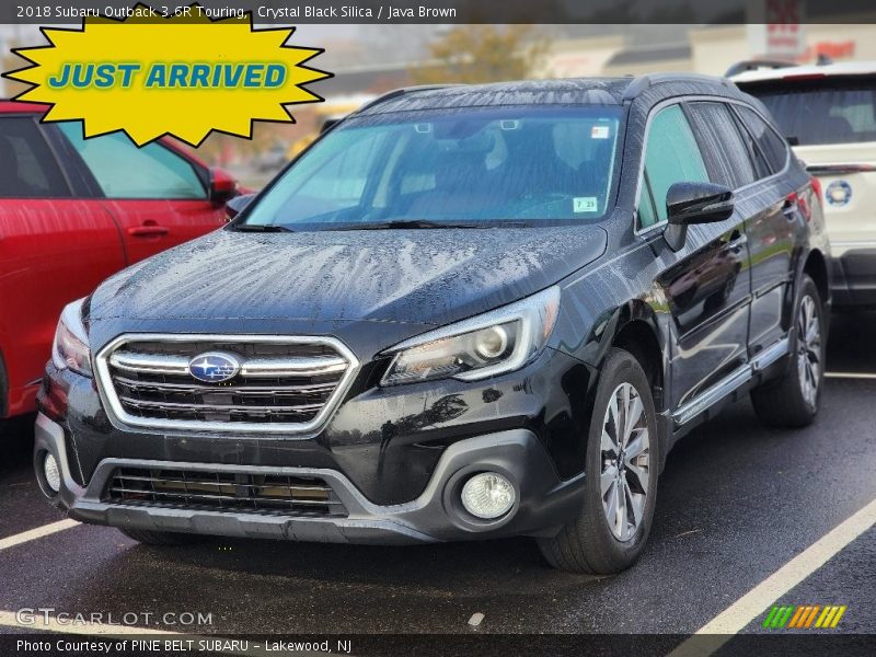 Crystal Black Silica / Java Brown 2018 Subaru Outback 3.6R Touring
