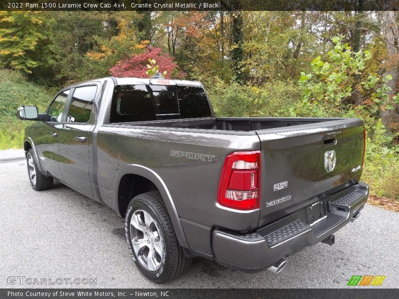 Granite Crystal Metallic / Black 2022 Ram 1500 Laramie Crew Cab 4x4
