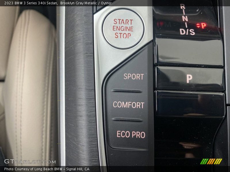 Brooklyn Gray Metallic / Oyster 2023 BMW 3 Series 340i Sedan