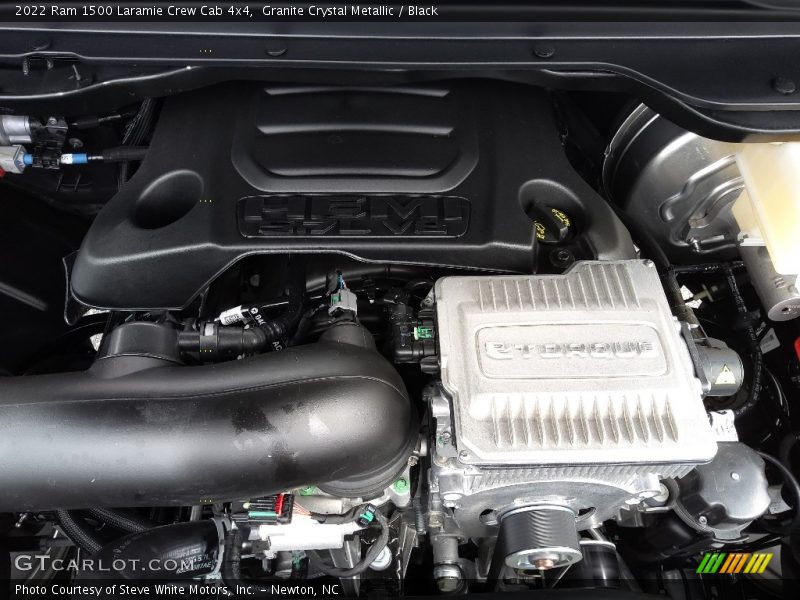 Granite Crystal Metallic / Black 2022 Ram 1500 Laramie Crew Cab 4x4
