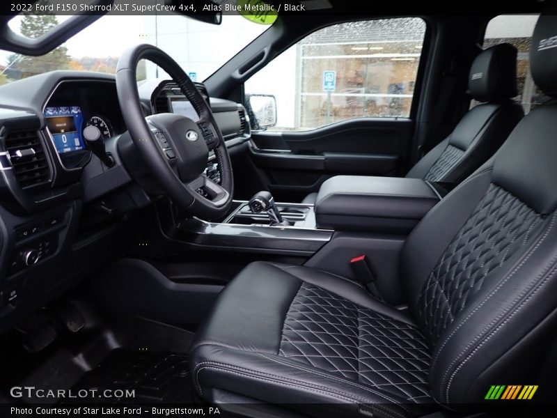 Atlas Blue Metallic / Black 2022 Ford F150 Sherrod XLT SuperCrew 4x4