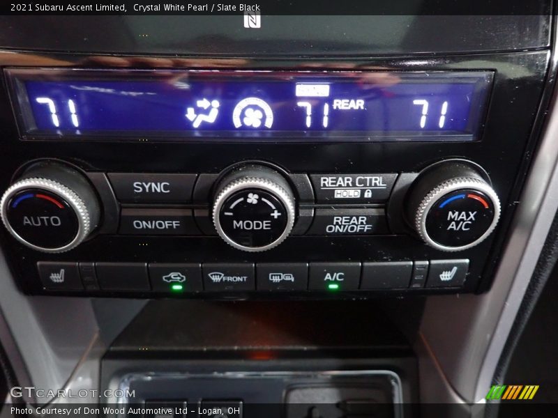 Crystal White Pearl / Slate Black 2021 Subaru Ascent Limited