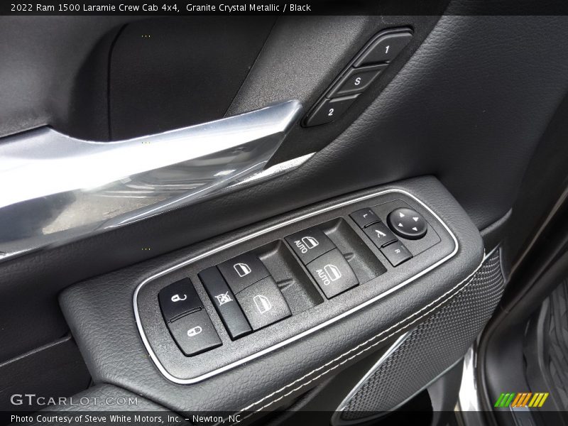 Granite Crystal Metallic / Black 2022 Ram 1500 Laramie Crew Cab 4x4