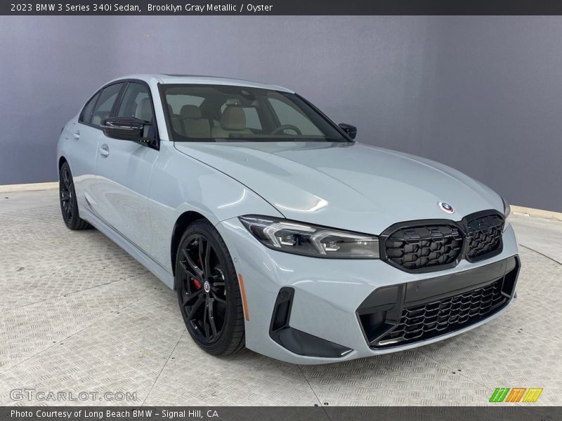 Brooklyn Gray Metallic / Oyster 2023 BMW 3 Series 340i Sedan