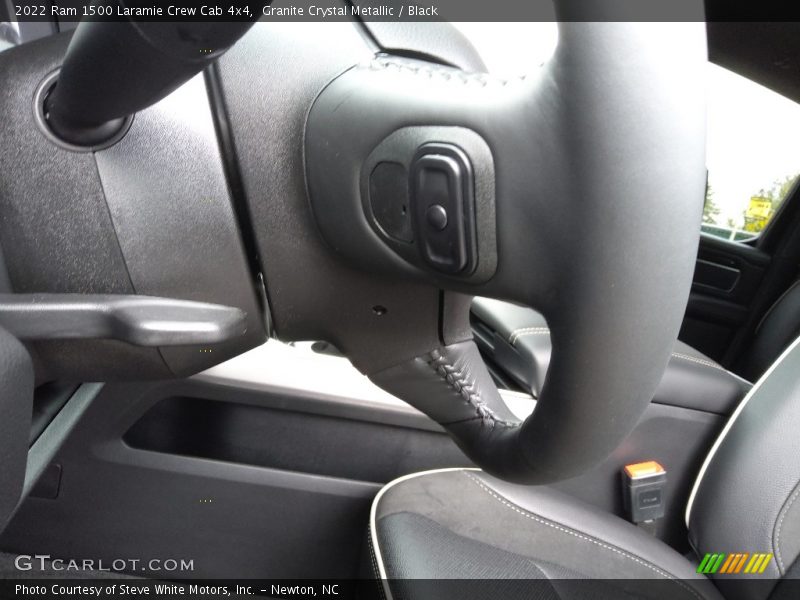 Granite Crystal Metallic / Black 2022 Ram 1500 Laramie Crew Cab 4x4