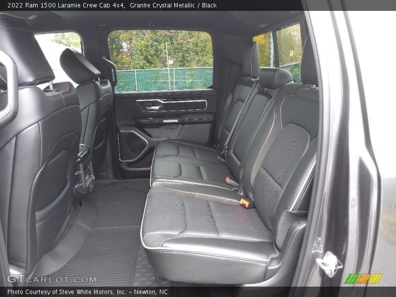 Rear Seat of 2022 1500 Laramie Crew Cab 4x4
