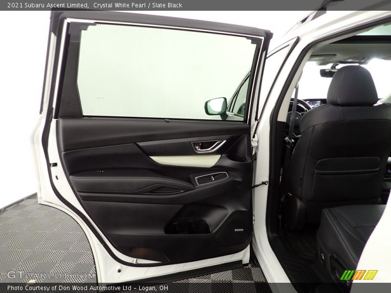 Crystal White Pearl / Slate Black 2021 Subaru Ascent Limited