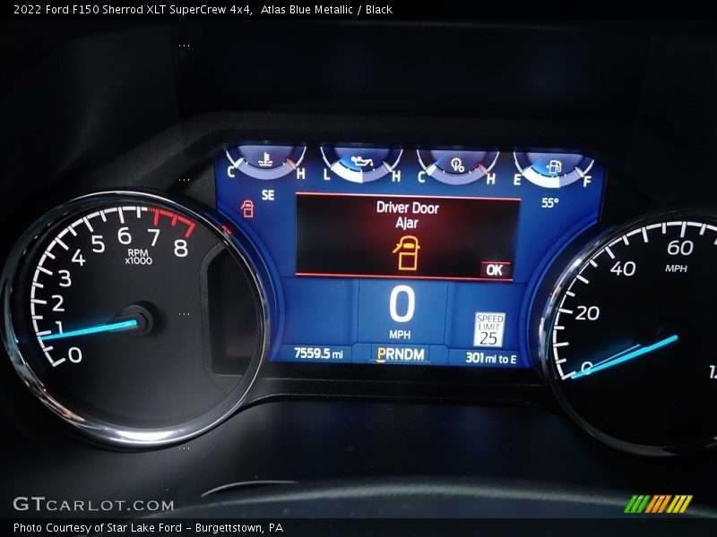 Atlas Blue Metallic / Black 2022 Ford F150 Sherrod XLT SuperCrew 4x4