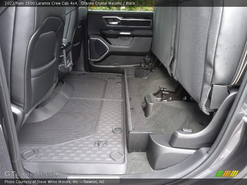 Rear Seat of 2022 1500 Laramie Crew Cab 4x4