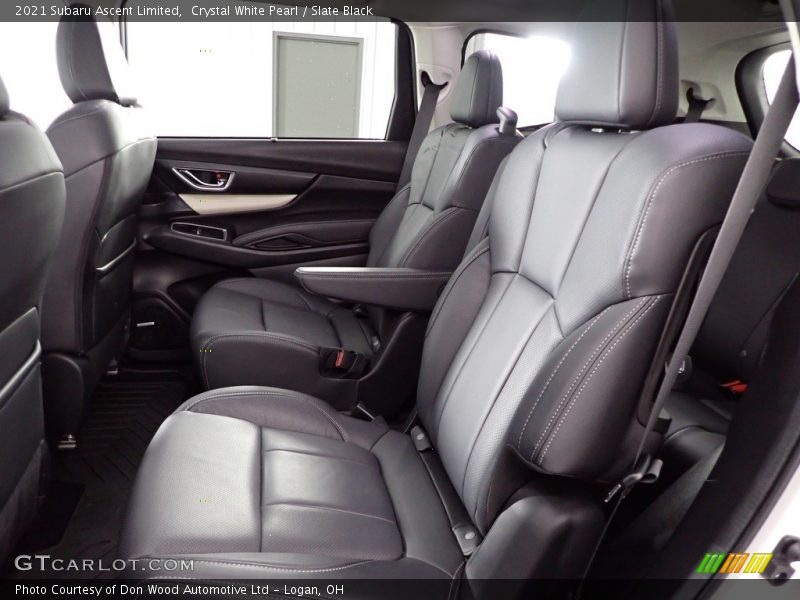 Crystal White Pearl / Slate Black 2021 Subaru Ascent Limited
