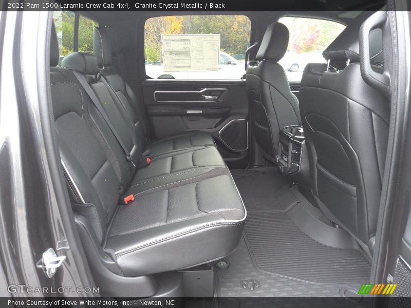 Rear Seat of 2022 1500 Laramie Crew Cab 4x4