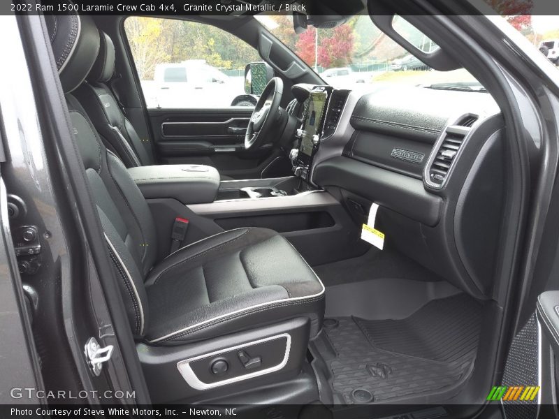Front Seat of 2022 1500 Laramie Crew Cab 4x4