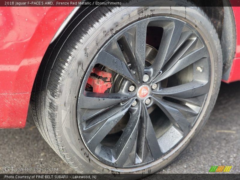 Firenze Red Metallic / Ebony/Pimento 2018 Jaguar F-PACE S AWD