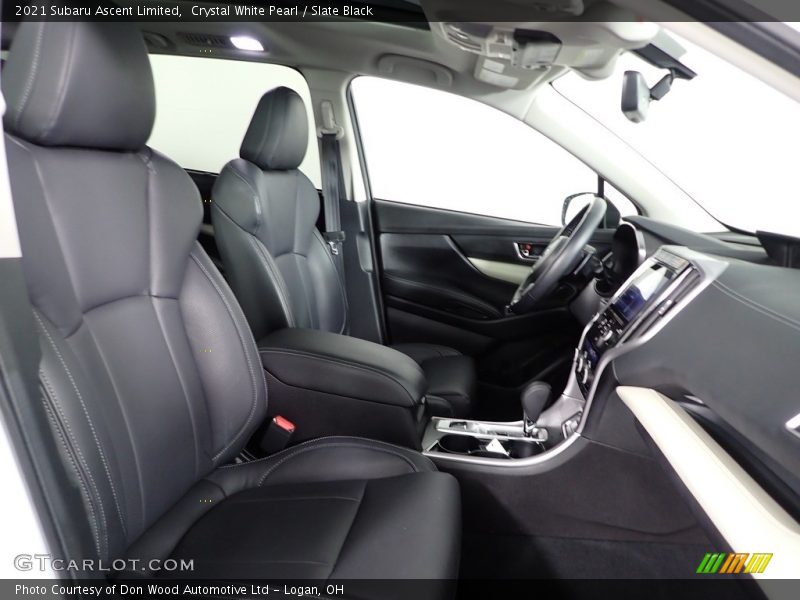 Crystal White Pearl / Slate Black 2021 Subaru Ascent Limited