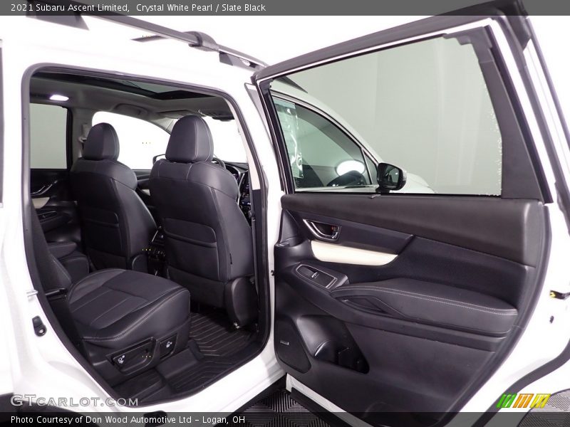 Crystal White Pearl / Slate Black 2021 Subaru Ascent Limited