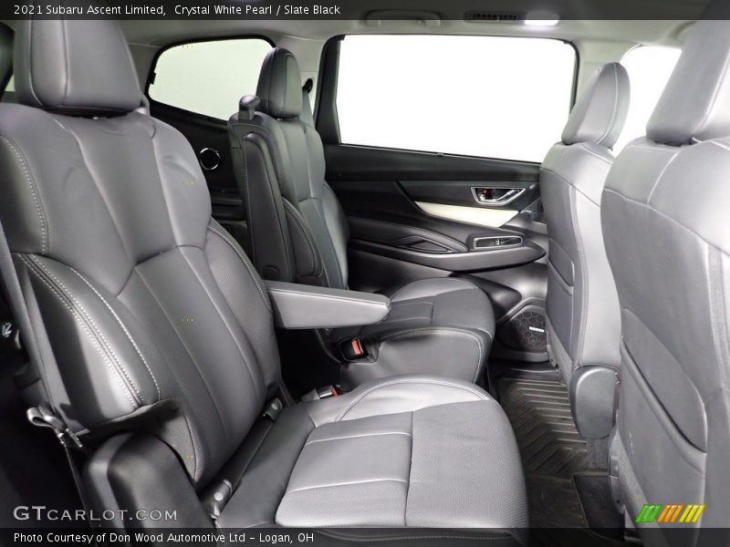 Crystal White Pearl / Slate Black 2021 Subaru Ascent Limited