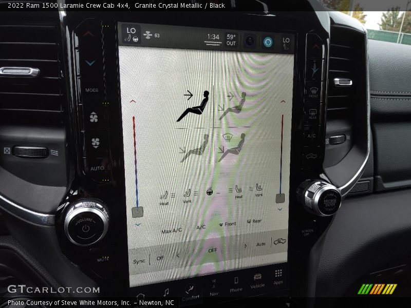 Granite Crystal Metallic / Black 2022 Ram 1500 Laramie Crew Cab 4x4