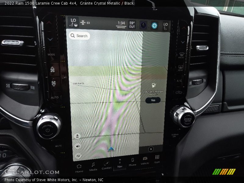 Granite Crystal Metallic / Black 2022 Ram 1500 Laramie Crew Cab 4x4