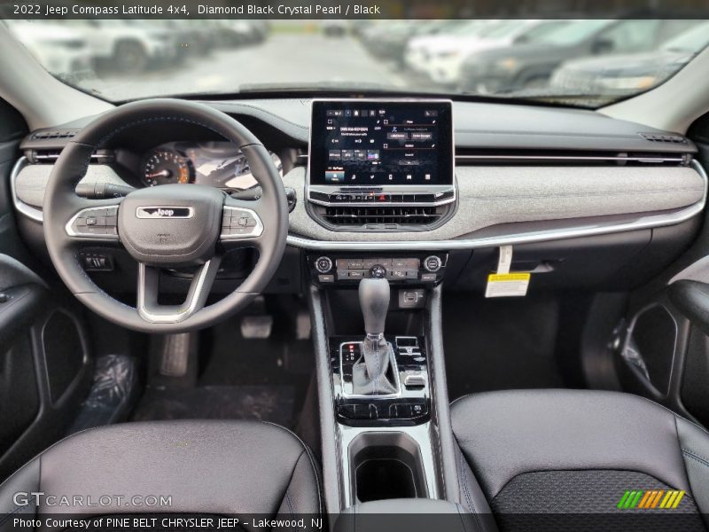Front Seat of 2022 Compass Latitude 4x4