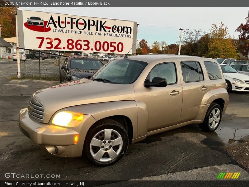 Sandstone Metallic / Ebony Black 2008 Chevrolet HHR LS