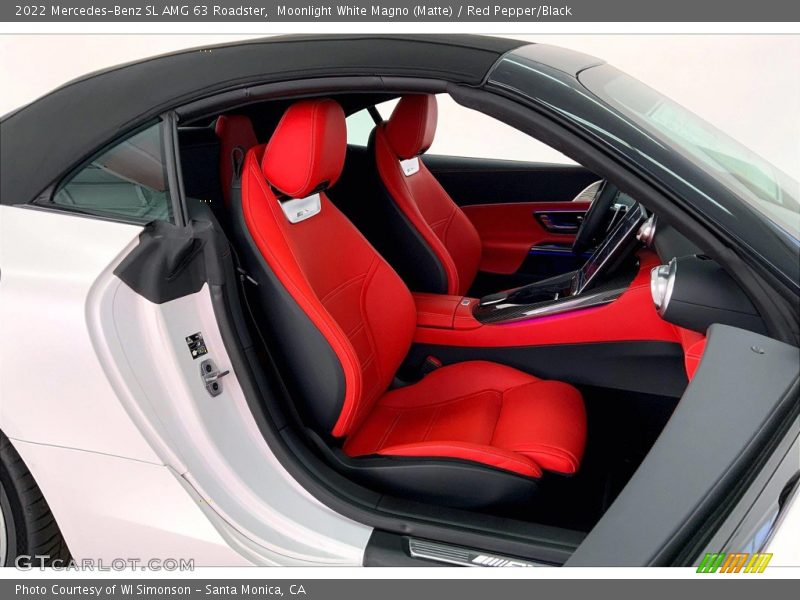 Front Seat of 2022 SL AMG 63 Roadster