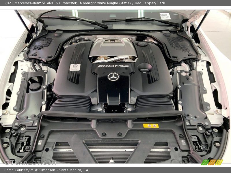  2022 SL AMG 63 Roadster Engine - 4.0 Liter DI biturbo DOHC 32-Valve VVT V8