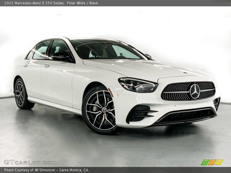 Polar White / Black 2022 Mercedes-Benz E 350 Sedan