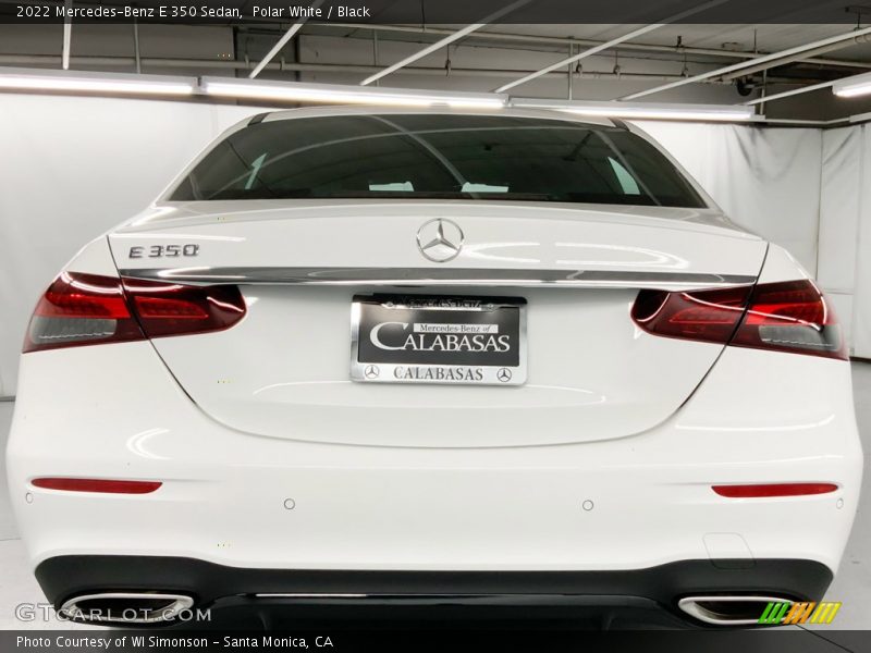 Polar White / Black 2022 Mercedes-Benz E 350 Sedan