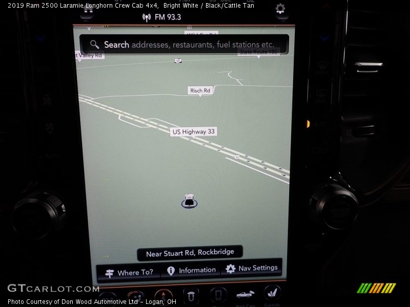 Navigation of 2019 2500 Laramie Longhorn Crew Cab 4x4
