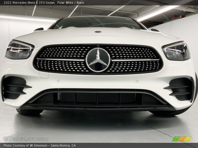 Polar White / Black 2022 Mercedes-Benz E 350 Sedan