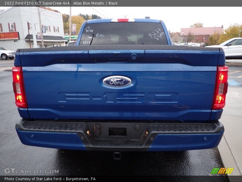 Atlas Blue Metallic / Black 2022 Ford F150 XLT SuperCrew 4x4