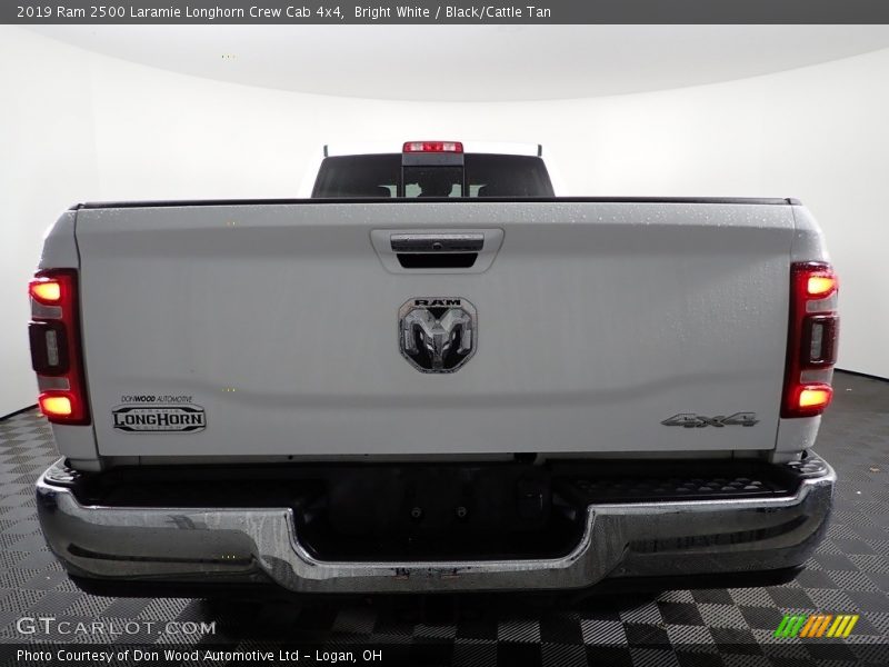 Bright White / Black/Cattle Tan 2019 Ram 2500 Laramie Longhorn Crew Cab 4x4