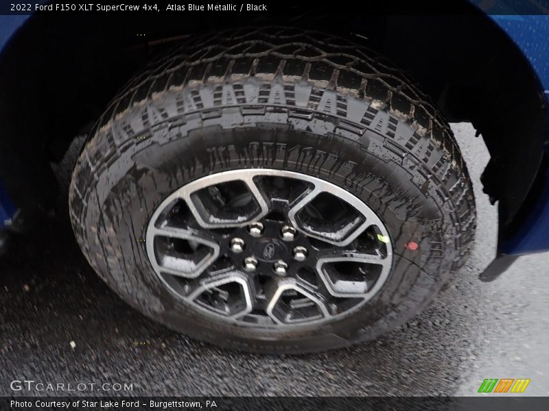 Atlas Blue Metallic / Black 2022 Ford F150 XLT SuperCrew 4x4
