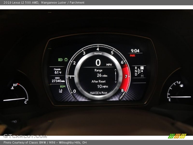  2019 LS 500 AWD 500 AWD Gauges
