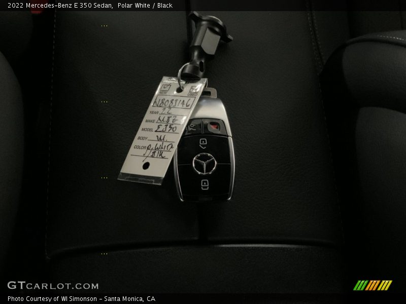 Polar White / Black 2022 Mercedes-Benz E 350 Sedan