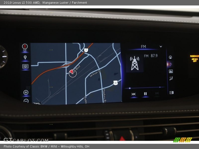 Navigation of 2019 LS 500 AWD