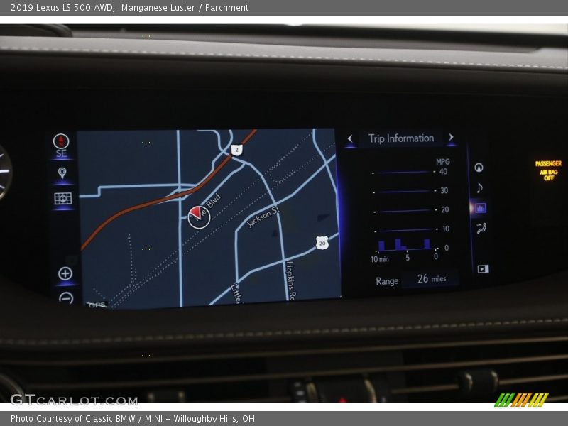 Manganese Luster / Parchment 2019 Lexus LS 500 AWD
