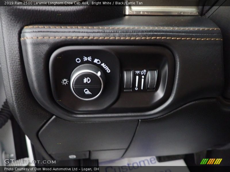 Controls of 2019 2500 Laramie Longhorn Crew Cab 4x4