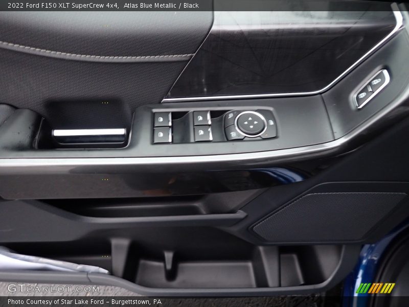 Atlas Blue Metallic / Black 2022 Ford F150 XLT SuperCrew 4x4