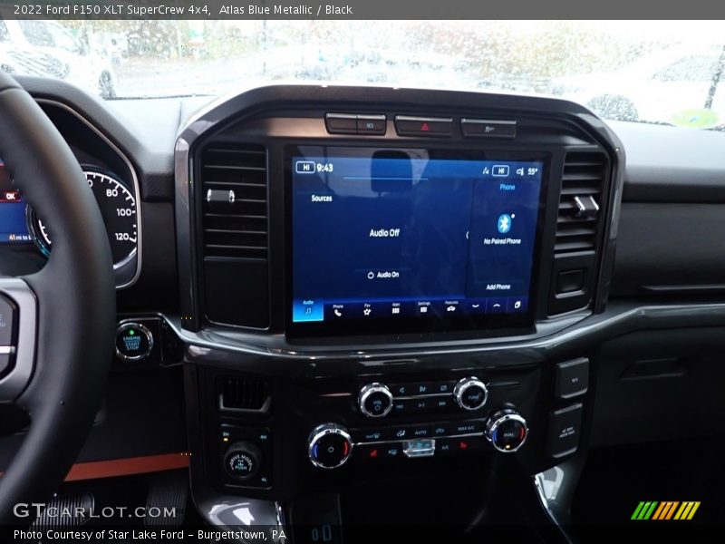 Atlas Blue Metallic / Black 2022 Ford F150 XLT SuperCrew 4x4