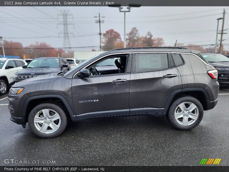 Granite Crystal Metallic / Black 2022 Jeep Compass Latitude 4x4