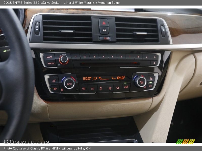 Mineral White Metallic / Venetian Beige 2018 BMW 3 Series 320i xDrive Sedan