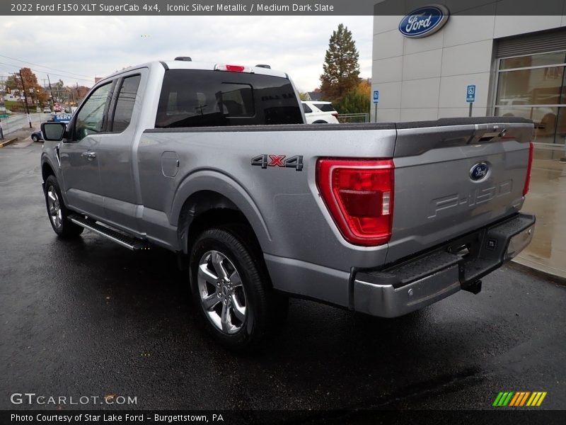 Iconic Silver Metallic / Medium Dark Slate 2022 Ford F150 XLT SuperCab 4x4