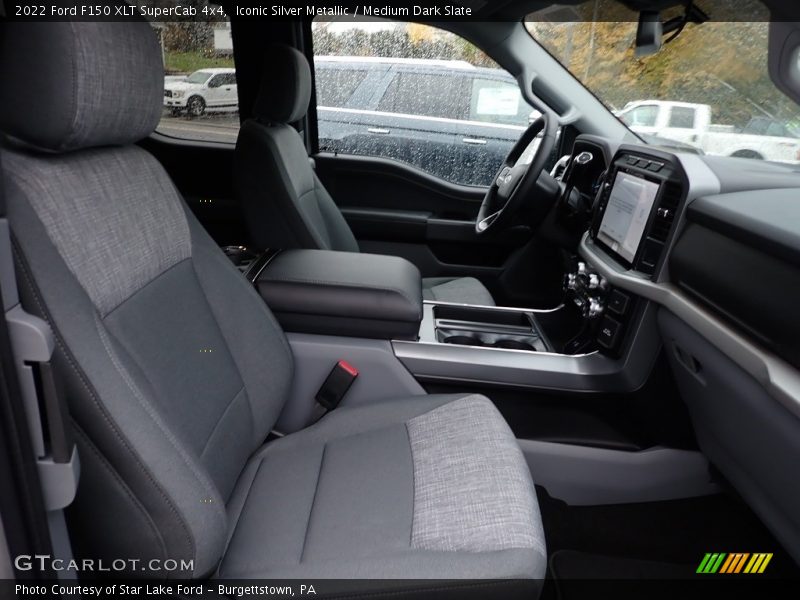 Iconic Silver Metallic / Medium Dark Slate 2022 Ford F150 XLT SuperCab 4x4