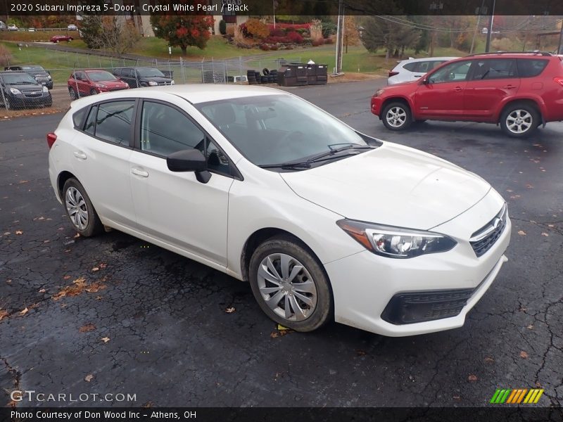 Crystal White Pearl / Black 2020 Subaru Impreza 5-Door